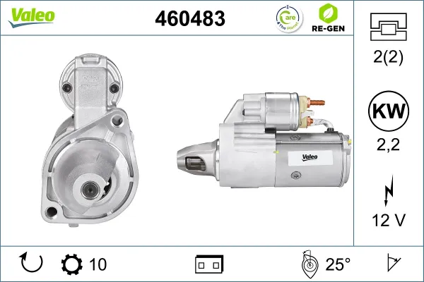Стартер 460483 VALEO