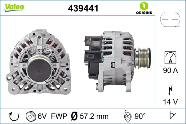 Генератор 439441 VALEO