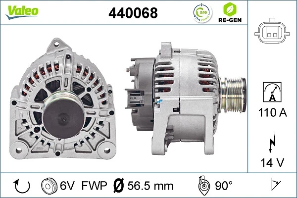 Генератор 440068 VALEO