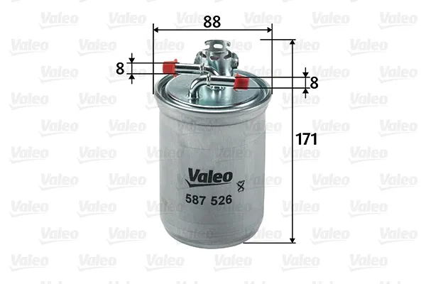Топливный фильтр 587526 VALEO