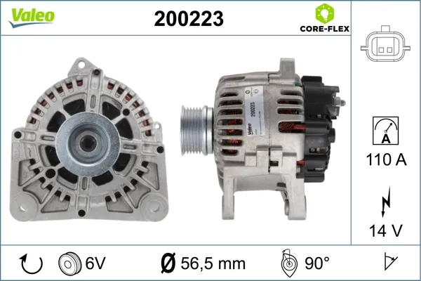 Генератор 200223 VALEO