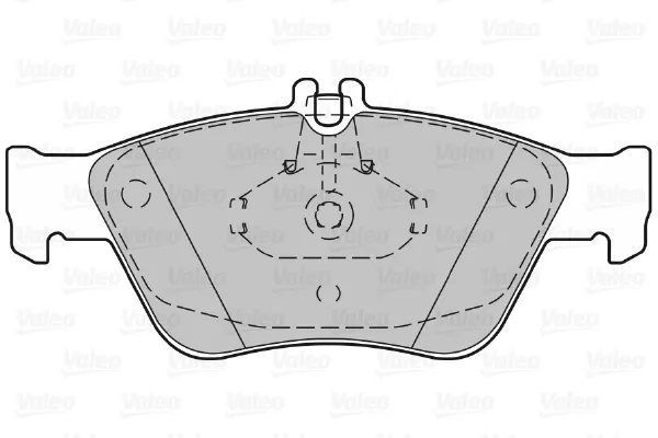 Передние тормозные колодки 598357 VALEO