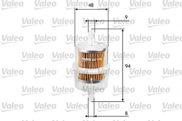 Топливный фильтр 587013 VALEO