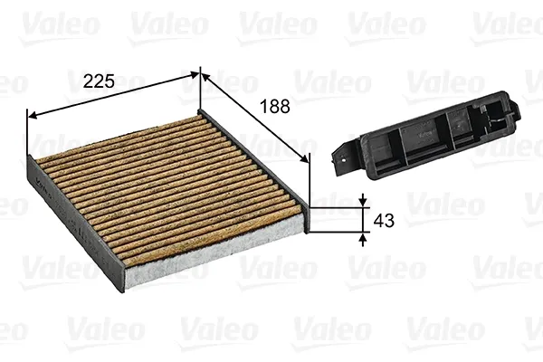 Фильтр салона 701030 VALEO
