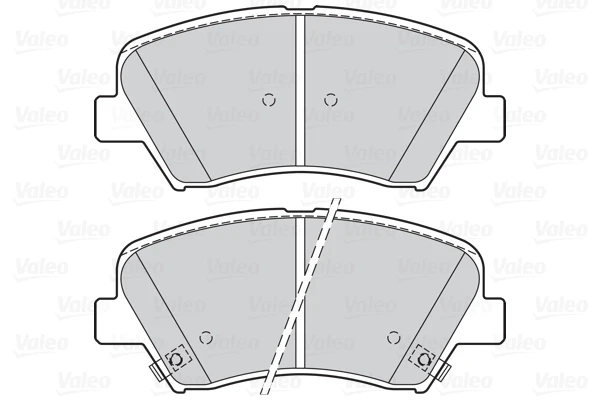 Передние тормозные колодки 302139 VALEO