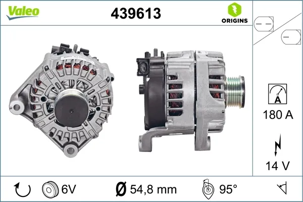 Генератор 439613 VALEO