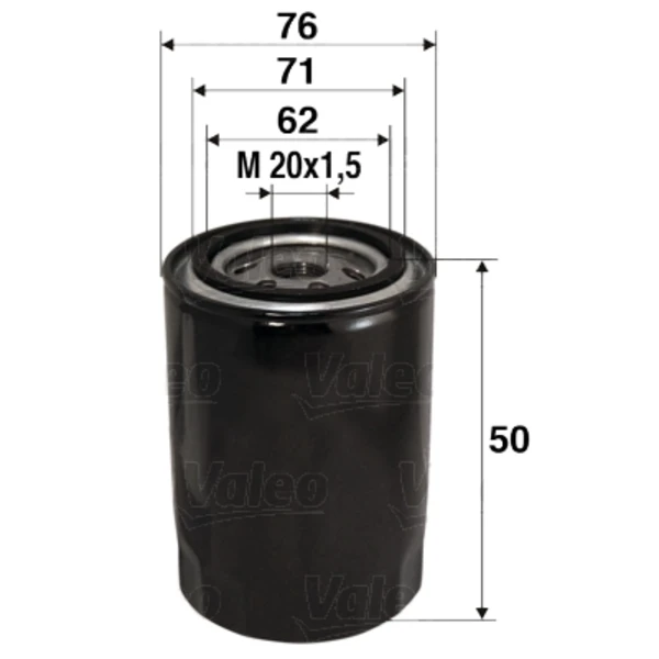 Масляный фильтр 586001 VALEO