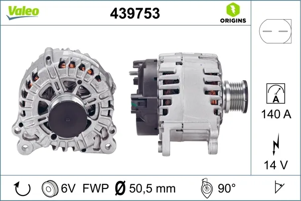 Генератор 439753 VALEO