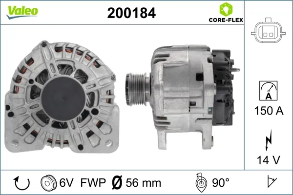 Генератор 200184 VALEO