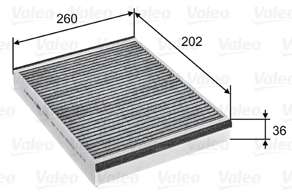 Фильтр салона 715757 VALEO