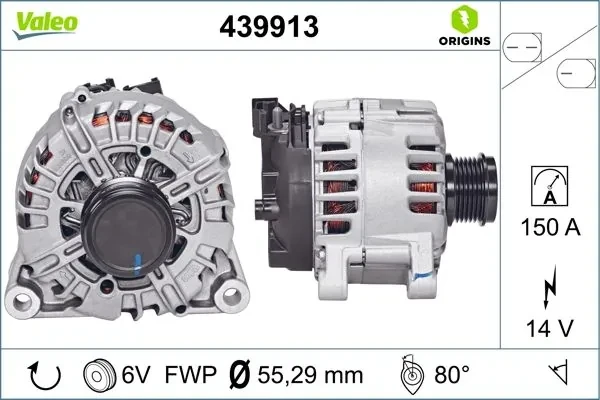 Генератор 439913 VALEO