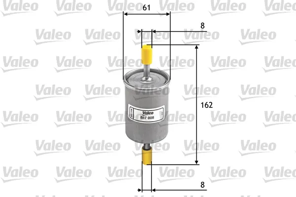 Топливный фильтр 587008 VALEO
