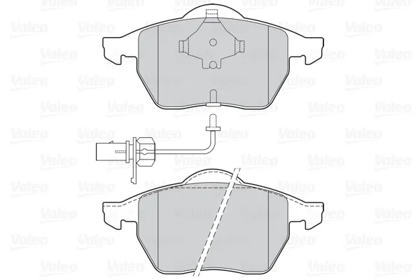 Передние тормозные колодки 302030 VALEO