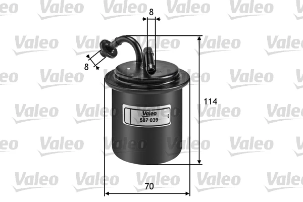 Топливный фильтр 587039 VALEO