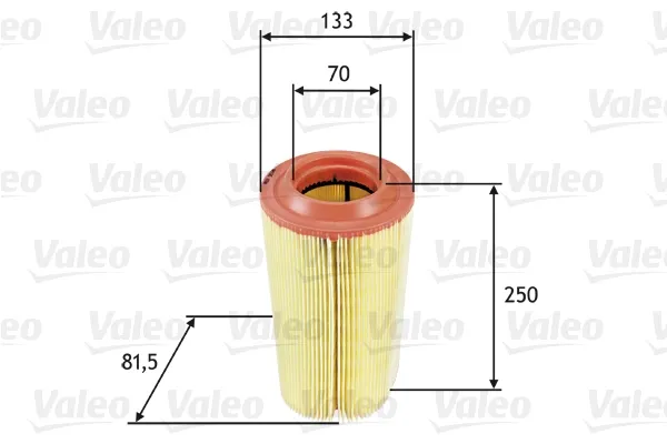 Воздушный фильтр 585649 VALEO