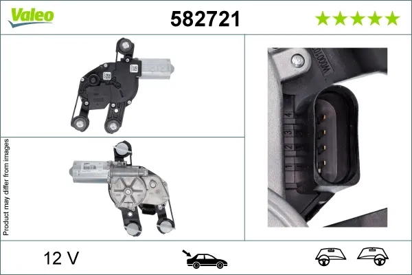 Моторчик заднего дворника 582721 VALEO