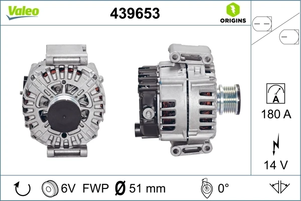 Генератор VALEO 439653