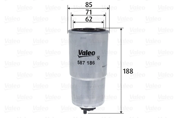 Топливный фильтр 587186 VALEO