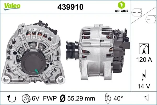 Генератор 439910 VALEO