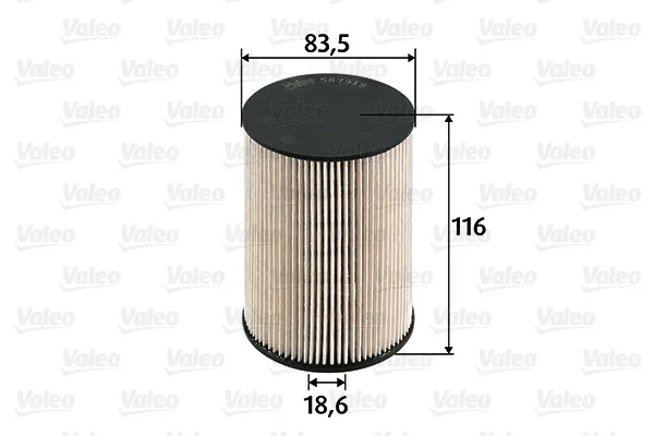 Топливный фильтр 587919 VALEO