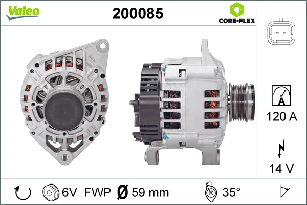 Генератор 200085 VALEO