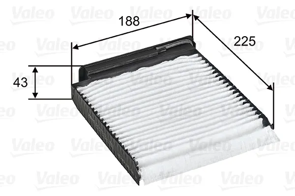 Фильтр салона 698753 VALEO