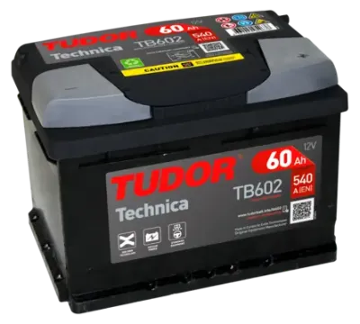 Автомобільний акумулятор Тюдор 60 А/г 12 В (TB602)