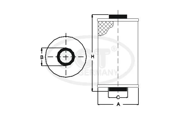 Фильтр масла SCT SH4793P