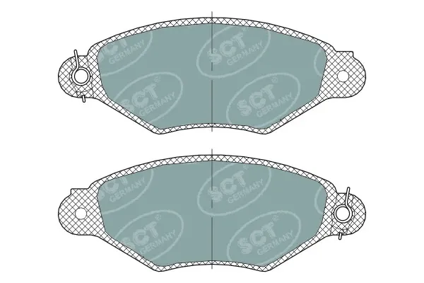 Передние тормозные колодки SP312PR SCT