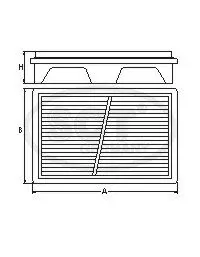 Воздушный фильтр SB2190 SCT