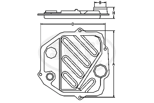 Фильтр АКПП IPTS104AS Interparts