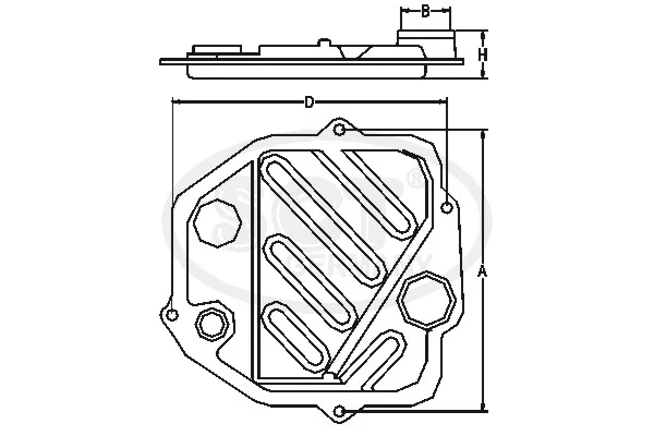  Фильтр АКПП Toyota Camry 4