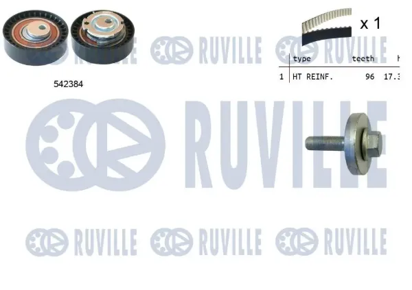 Комплект ГРМ 550340 Ruville