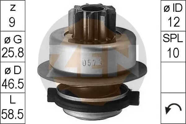 Бендикс стартера ZN0579 ERA
