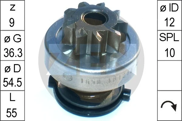 Бендикс стартера ZN1650 ERA
