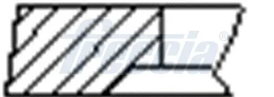 Комплект поршневых колец на 1 цилиндр, стандарт Renault Trucks Mascott FH