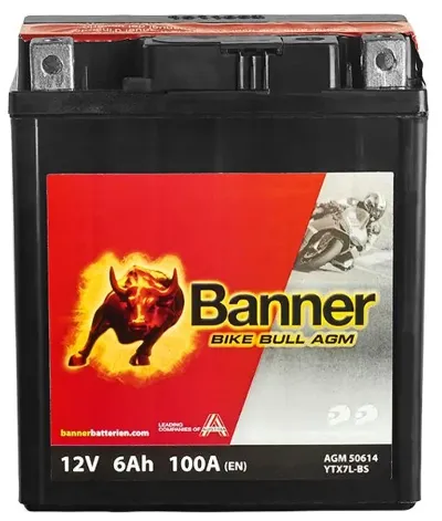 Авто акумулятор Баннер 7 А/г 12 В (021506140100)