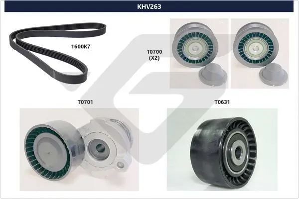 Ремень приводной KHV263 Hutchinson