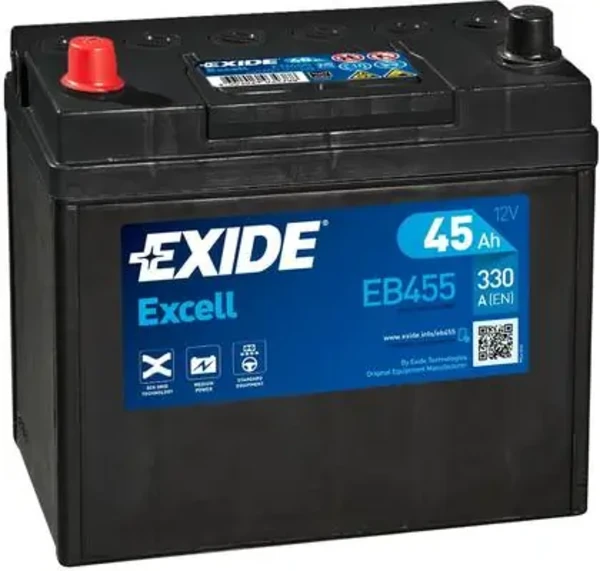 Автоакумулятор Ексайд 45 А/г 12 В (EB455)