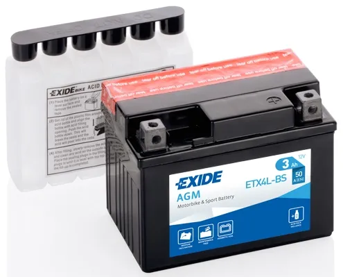 Аккумулятор ETX4LBS Exide