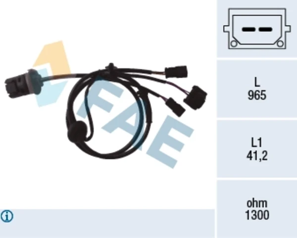 Датчик АБС (ABS) задний левый 78060 FAE