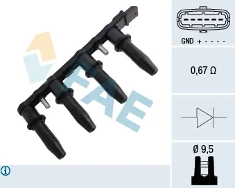Катушка зажигания 80291 FAE