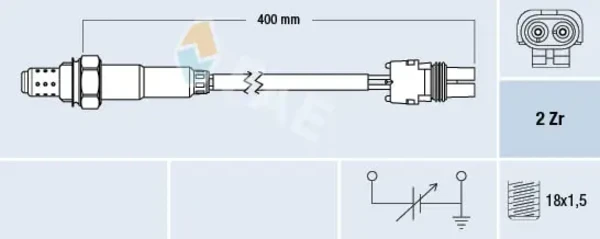 Лямбда-зонд 77104 FAE