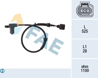 Датчик АБС передний 78003 FAE