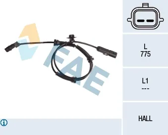 Датчик АБС передний 78057 FAE