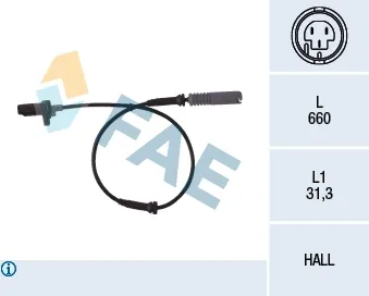 Датчик АБС передний 78044 FAE