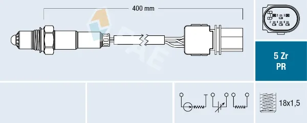Датчик кислорода до катализатора 75061 FAE