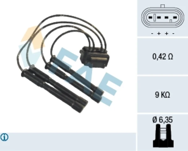 Катушка зажигания 80206 FAE