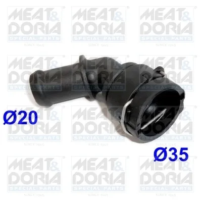 Соединительная муфта радиатора охлаждения 93240 Meat&Doria