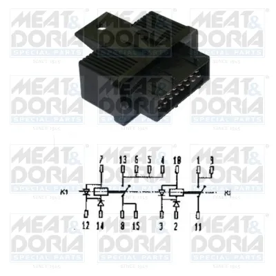 Реле бензонасоса 73240107 Meat&Doria